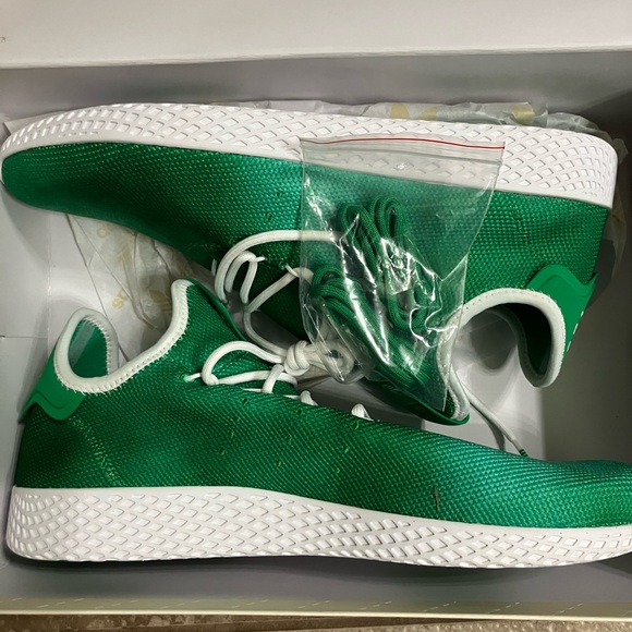 Green and White Pharrell Williams Sneakers - Picture 8 of 9